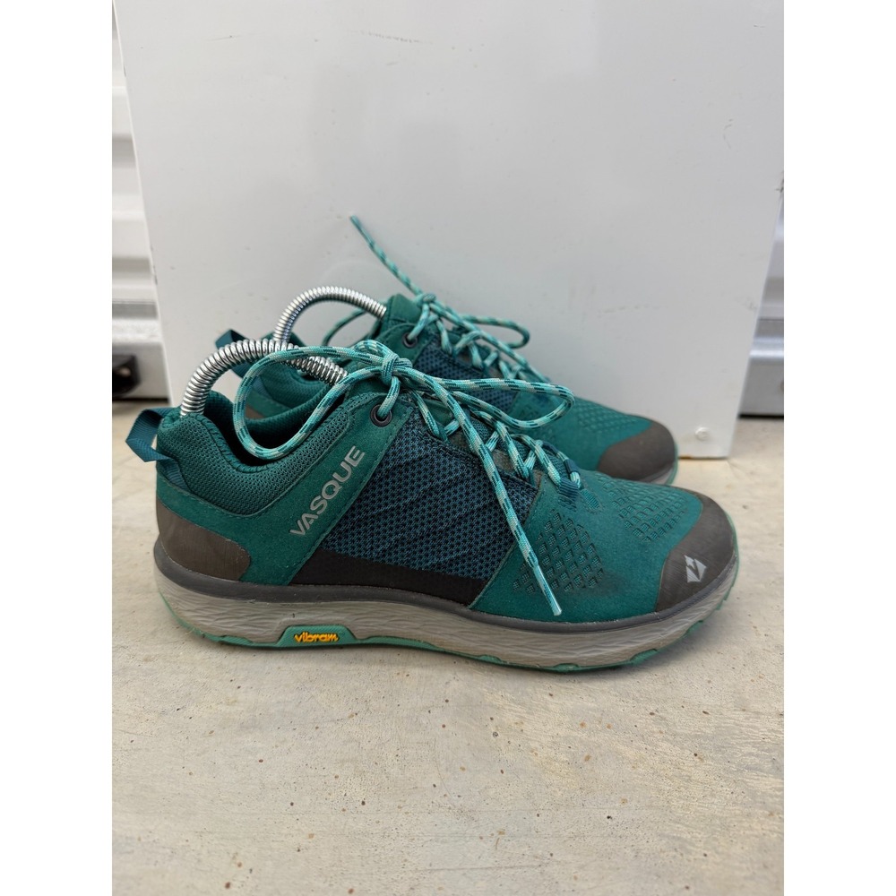 Vasque Breeze LT Low Sneaker Womens Teal Blue Waterproof Lace Up Hiking Shoes 8